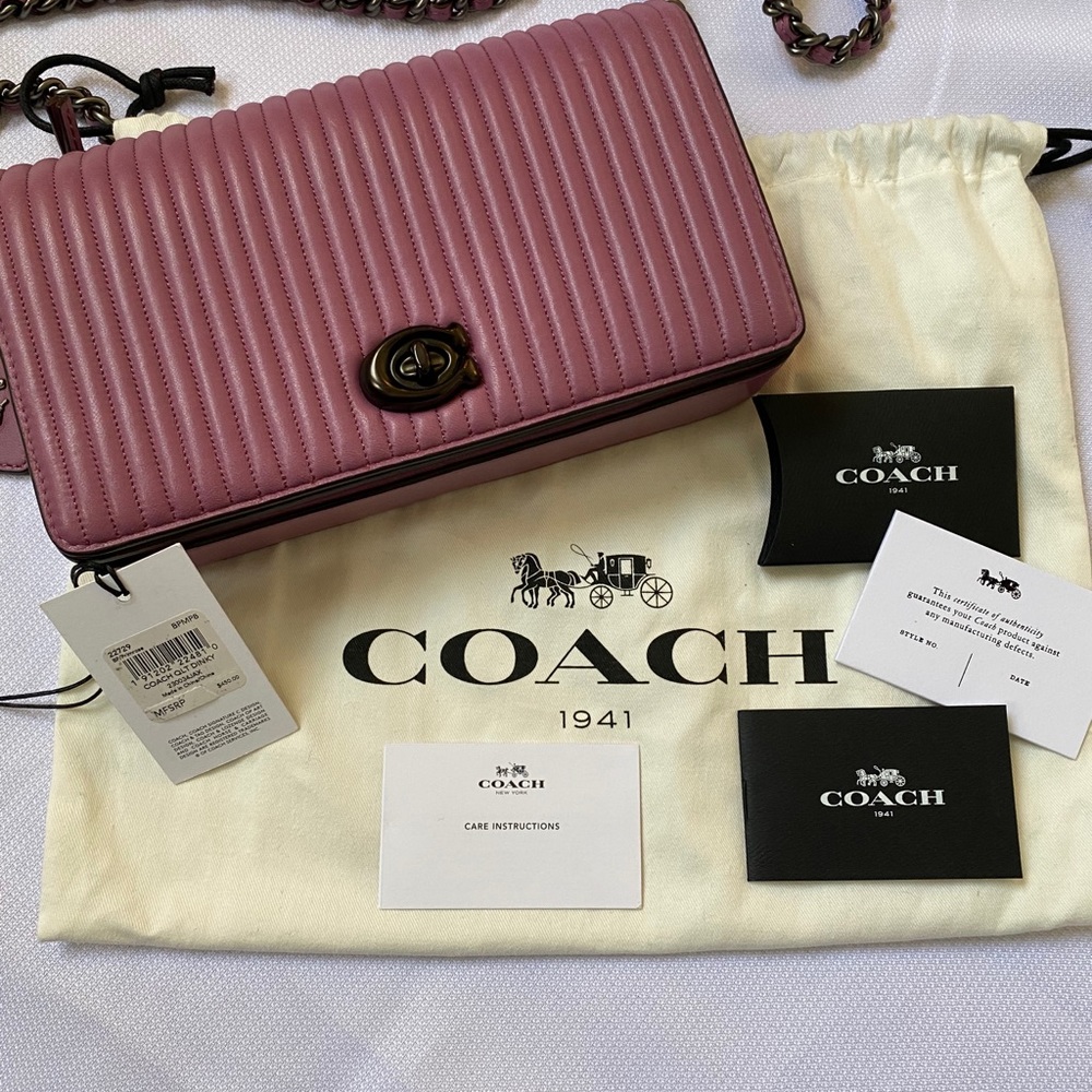 ON SALE!! Coach Quilted Dinky Crossbody